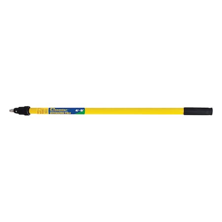 Premier Premier Telescoping 8 ft. L X 1-1/2 in. D Fiberglass Extension Pole Yellow 84048